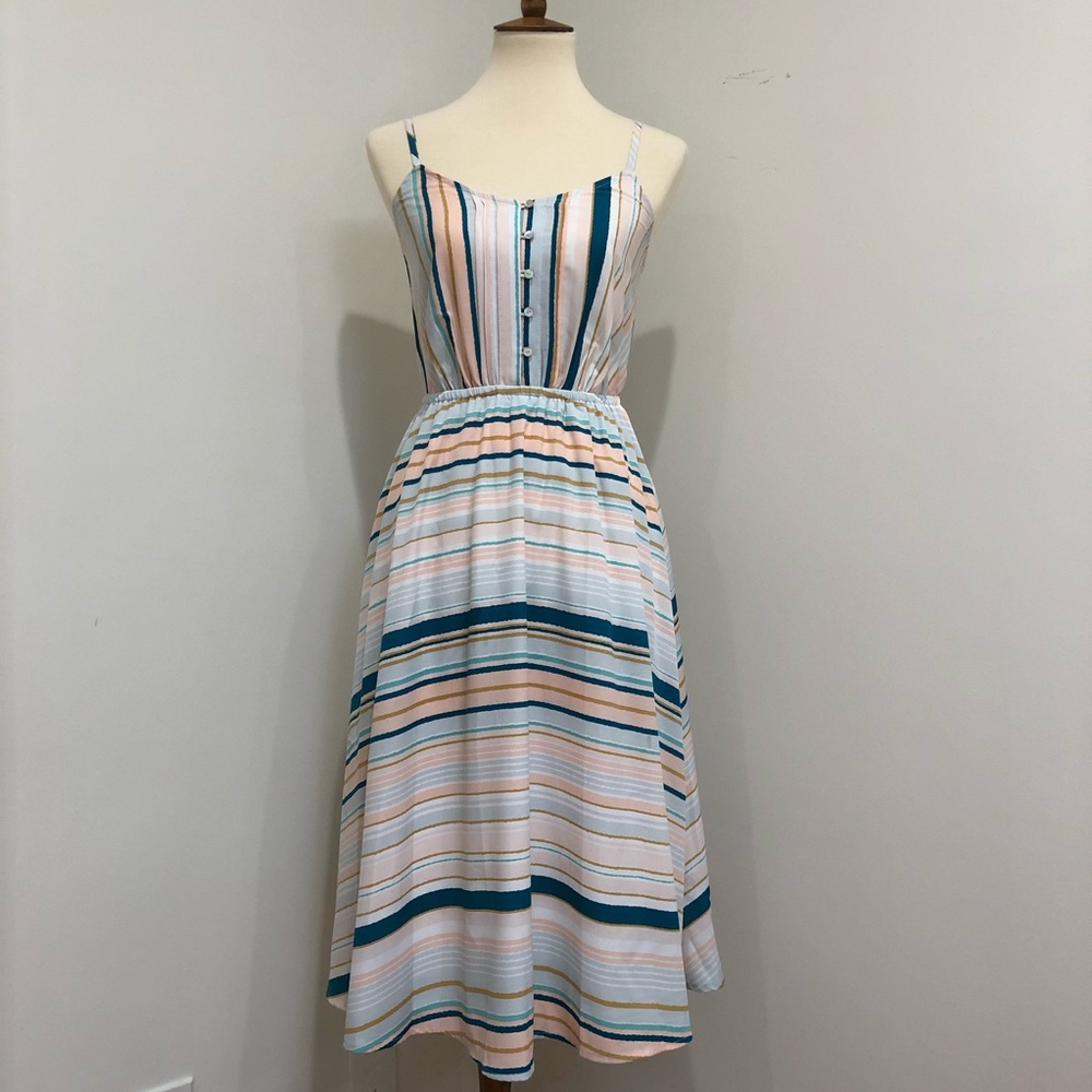 LC Lauren Conrad Swept Ashore Striped Dress
